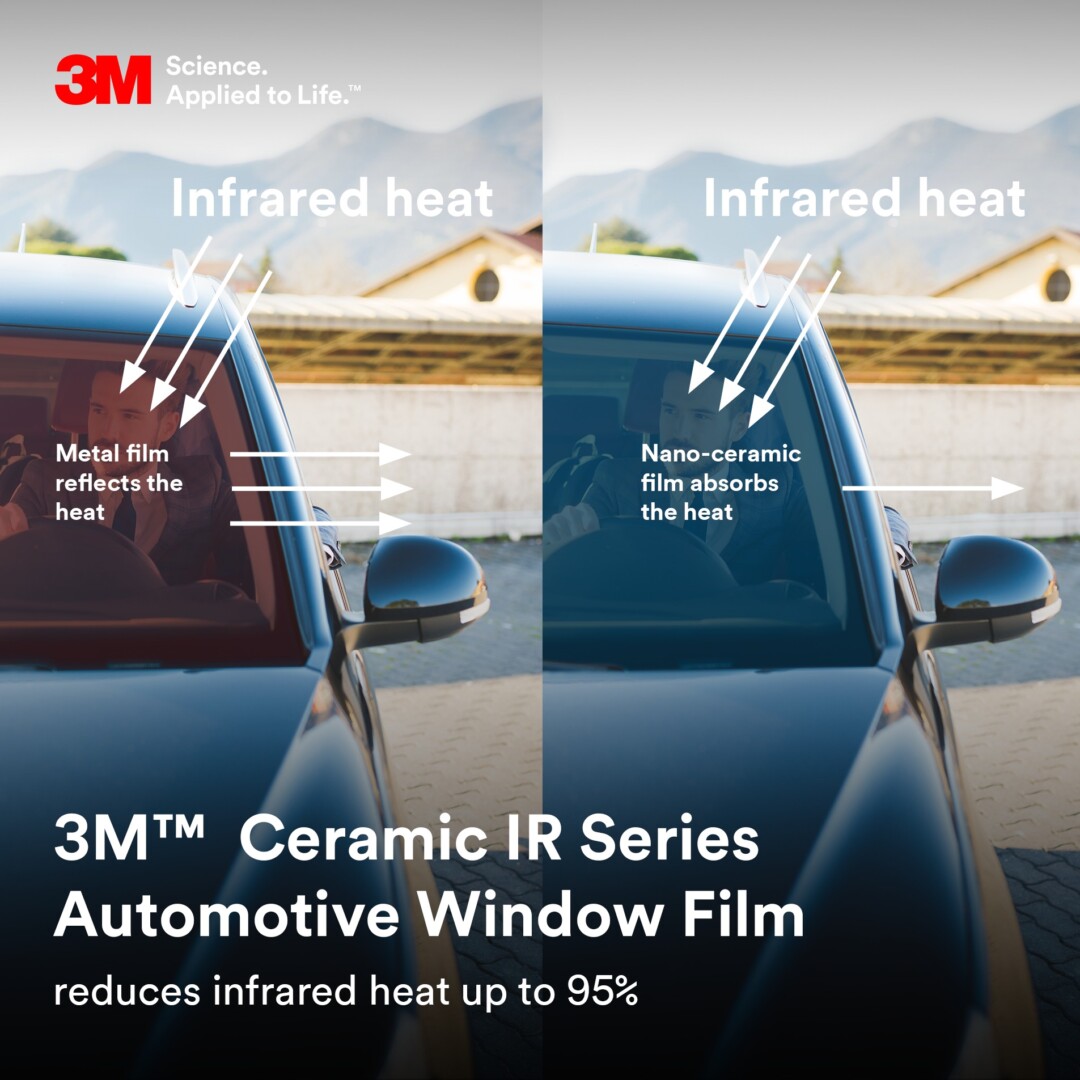 thumbnail interactive-video image 1 of 3M Ceramic IR Series Window Tint - 15% VLT - 20in X 30ft Roll 1 of 2