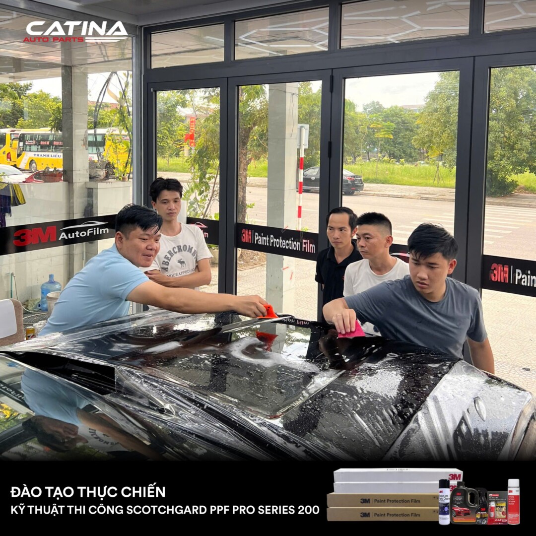 Đào Tạo Thực Chiến Kỹ Thuật Thi Công Scotchgard Ppf Pro Series 200 Tại Huế 1