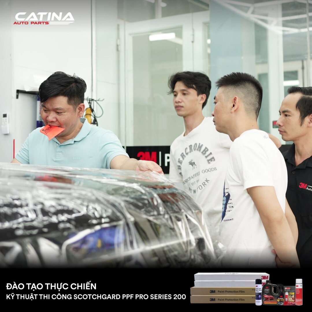 Đào Tạo Thực Chiến Kỹ Thuật Thi Công Scotchgard Ppf Pro Series 200 Tại Huế 5