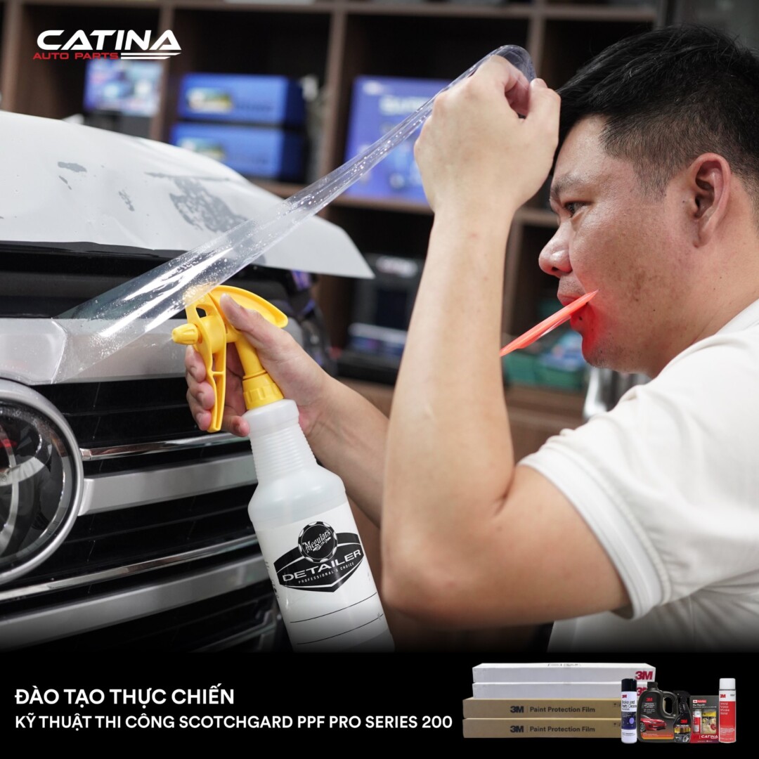 Đào Tạo Thực Chiến Kỹ Thuật Thi Công Scotchgard Ppf Pro Series 200 Tại Huế 8