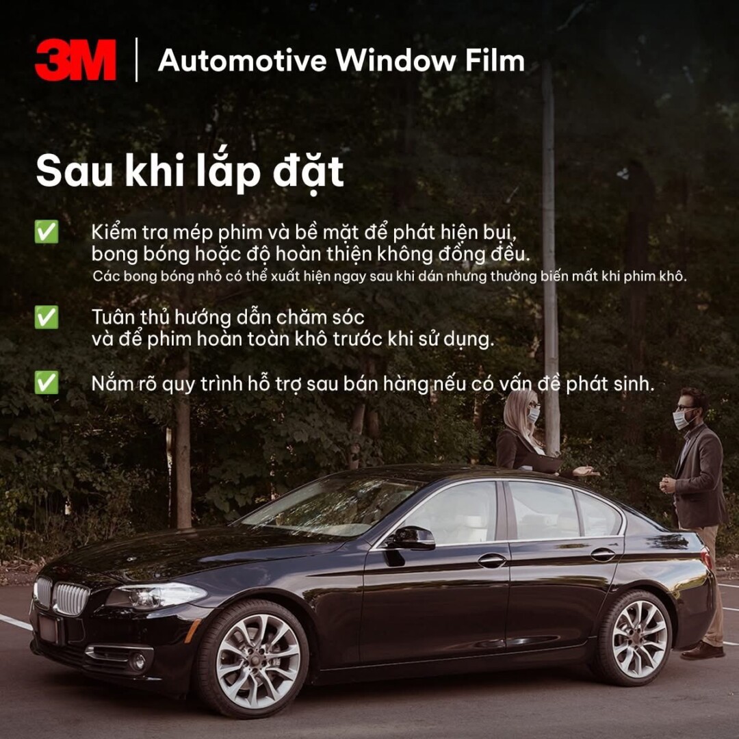 Phim Cách Nhiệt Ô Tô 3m Checklist Quan Trọng Trước Và Sau Khi Dán 2