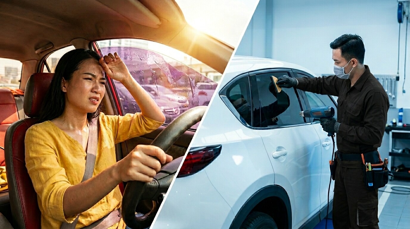 Dán Phim cách nhiệt đúng cách