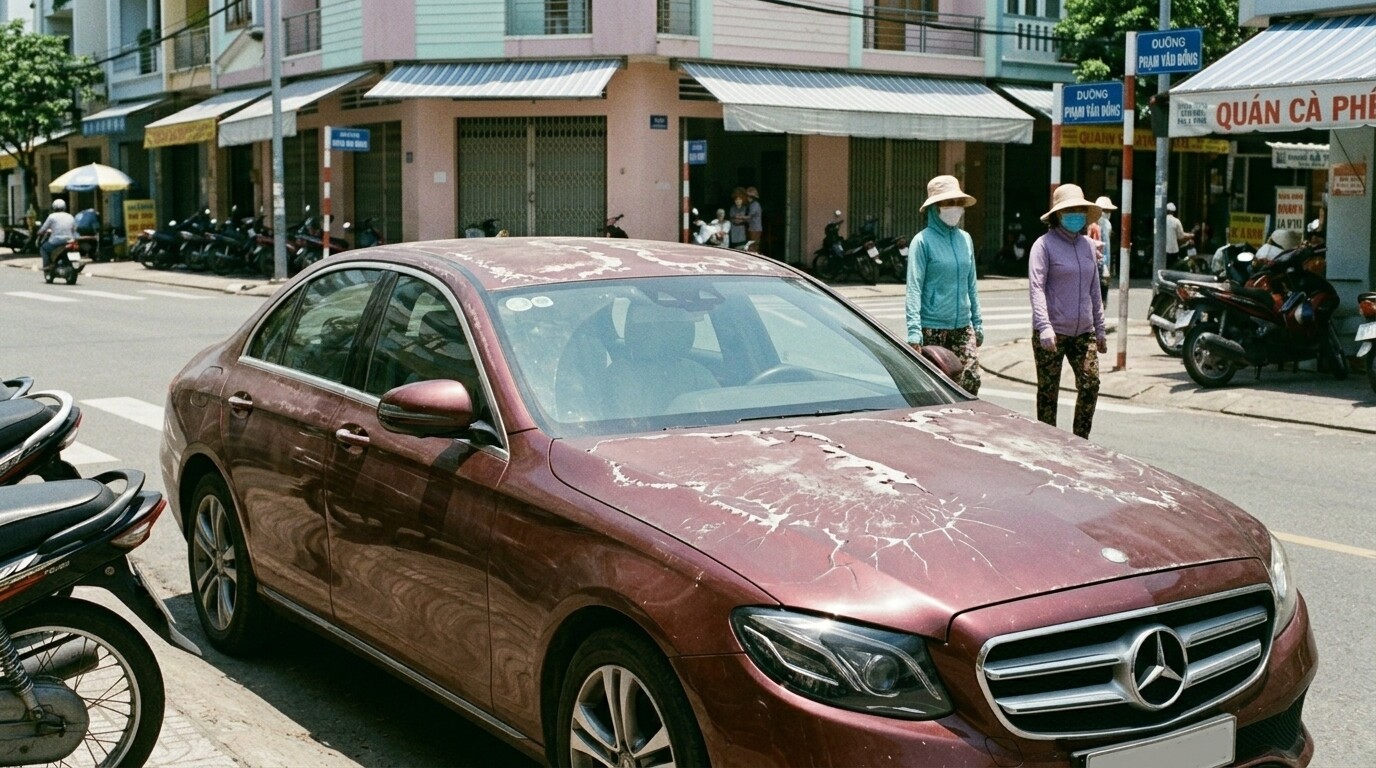 Tia UV làm hỏng sơn