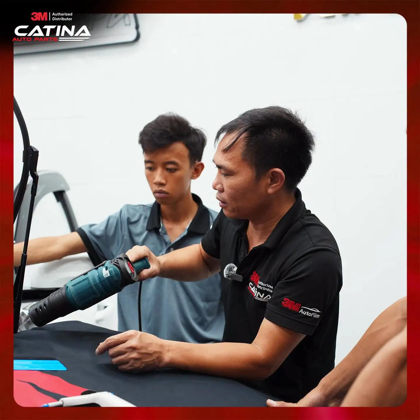 ChuẨn HÓa Thi CÔng 3m Crystalline Blk CÙng Saigon Auto Spa 2