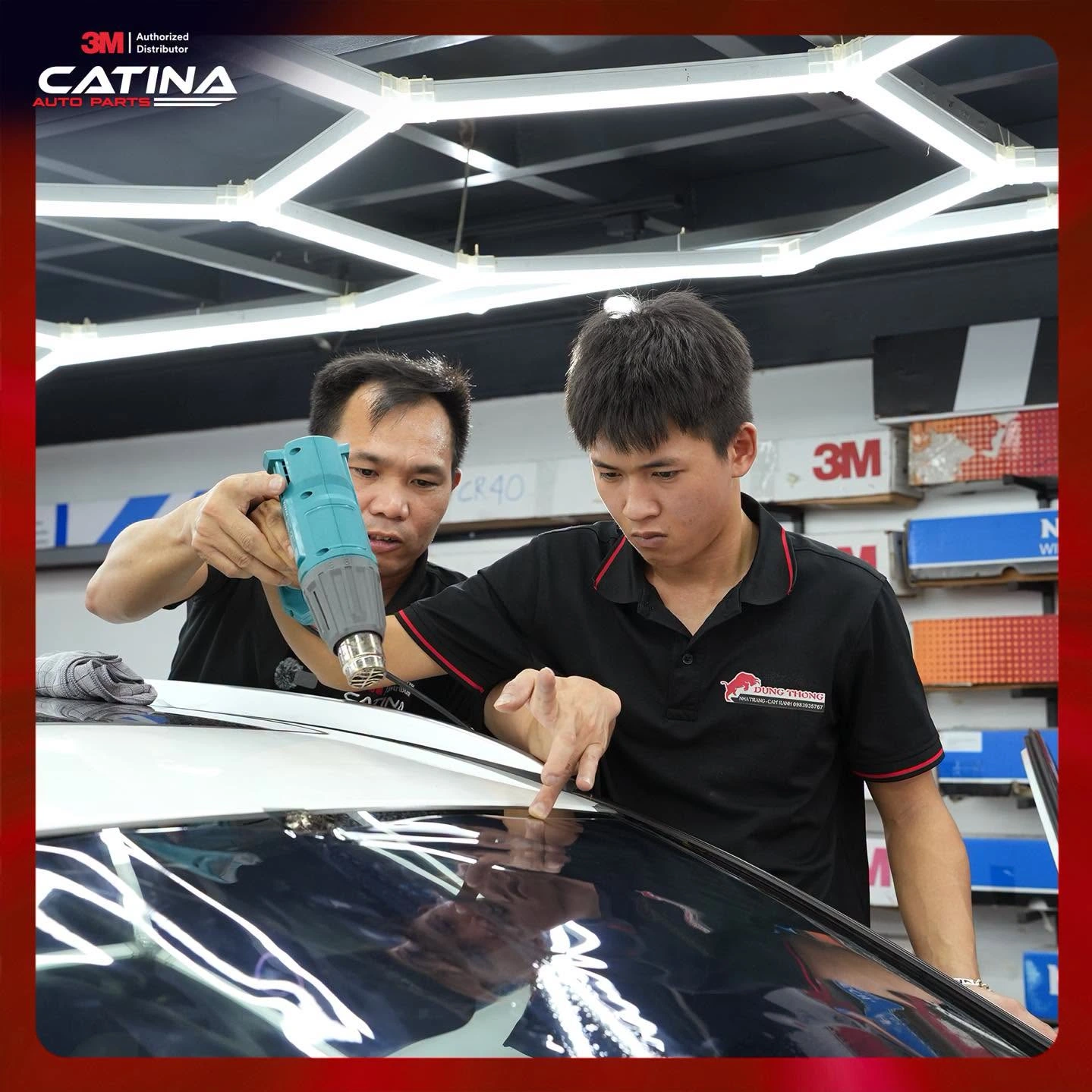 Catina Auto Parts Đồng Hành Dung Thông Auto Chuẩn Hóa Thi Công 3m Crystalline Blk 2