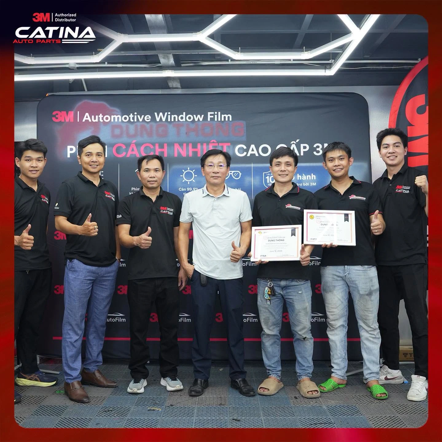 Catina Auto Parts Đồng Hành Dung Thông Auto Chuẩn Hóa Thi Công 3m Crystalline Blk